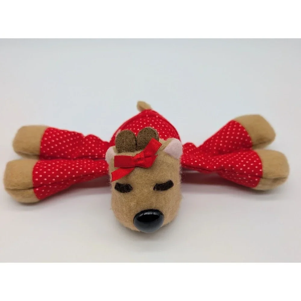 Hallmark Rodney Reindeer & Friends Lot Of 4 Ramona Rhonda Plush Christmas